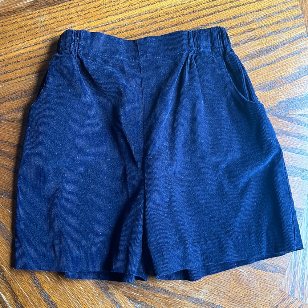 Banbury Cross Navy Corduroy Shorts Size 5